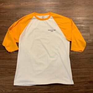 UC Berkeley MBA 2008 Raglan T-Shirt XL Anvil Gold Bear Graphic